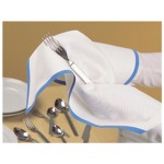 PAÑO COCINA ROLLO ROLL DRAP BLANCO CENEFA AZUL